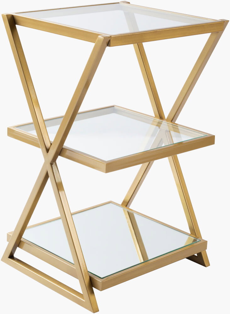 Aliya End Table, Side & End Table by Surya, 15" width x 26" height