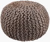 Bermuda Pouf, Ottoman by Surya, 20" width x 14" height thumbnail