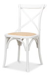 Tuileries Side Chair  White, by Sarreid, 1'10" length x 1'8" width x 2'11" height thumbnail 1