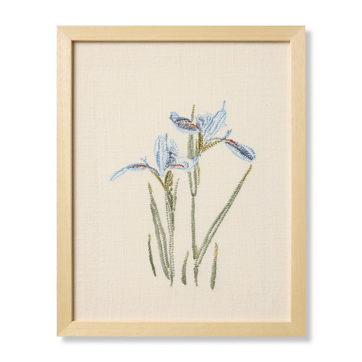 Loloi Iris Blue Wall Art, Wall Hanging, 12" length x 15" width View 1