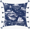Castaway Accent Pillow, Decorative Pillow by Surya, 22" length x 22" width thumbnail