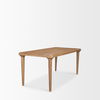 Suvan 72L Light Brown Rectangular Oak Wood Dining Table thumbnail 5