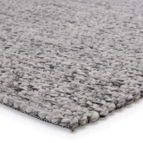 Scandinavia Dula Handwoven Wool Gray Area Rug