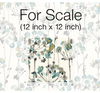 Flourish Turquoise Peel & Stick Wallpaper thumbnail 4