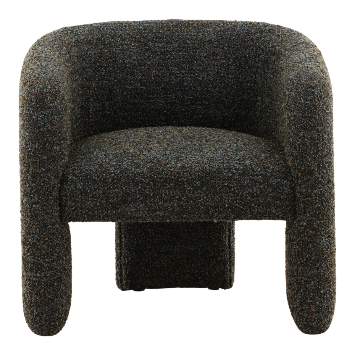 Nailah Occasional Chair Blue, Accent Chair by Dovetail, 31.5" width x 28.5" height x 28" depth View 2