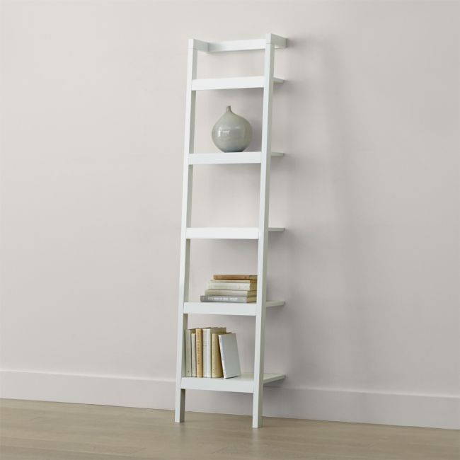 Online Designer Other Sawyer White Leaning 18" Bookcase