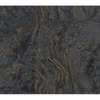 Polished Marble Black Wallpaper, by York Wall, 27' length x 2'3" width x 0.02" depth thumbnail