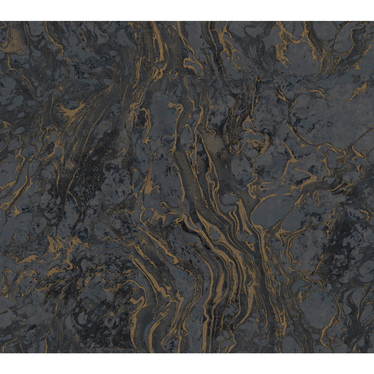 Polished Marble Black Wallpaper, by York Wall, 27' length x 2'3" width x 0.02" depth