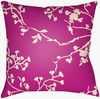 Chinoiserie Floral Accent Pillow, Decorative Pillow by Surya, 18" length x 18" width thumbnail