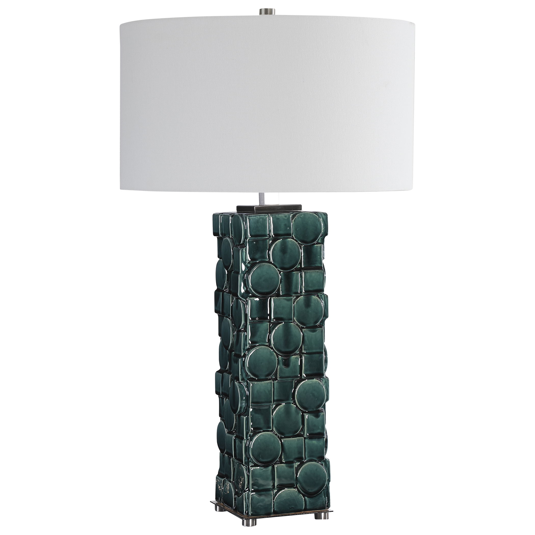 Geometry Green Table Lamp large image 