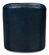 Coolidge Leather Swivel Chair, Blue, Seating by Sarreid, 30" length x 28" width x 31" height thumbnail 10