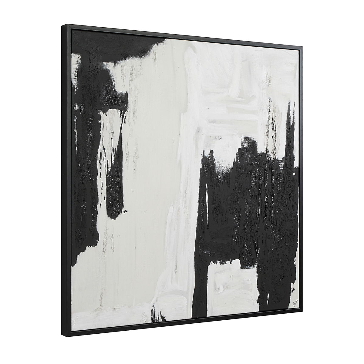 Nantes, Painting by Renwil, 45" height x 2" depth View 2