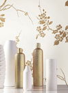 Imperial Blossoms Branch Gold Metallic Wallpaper thumbnail 3