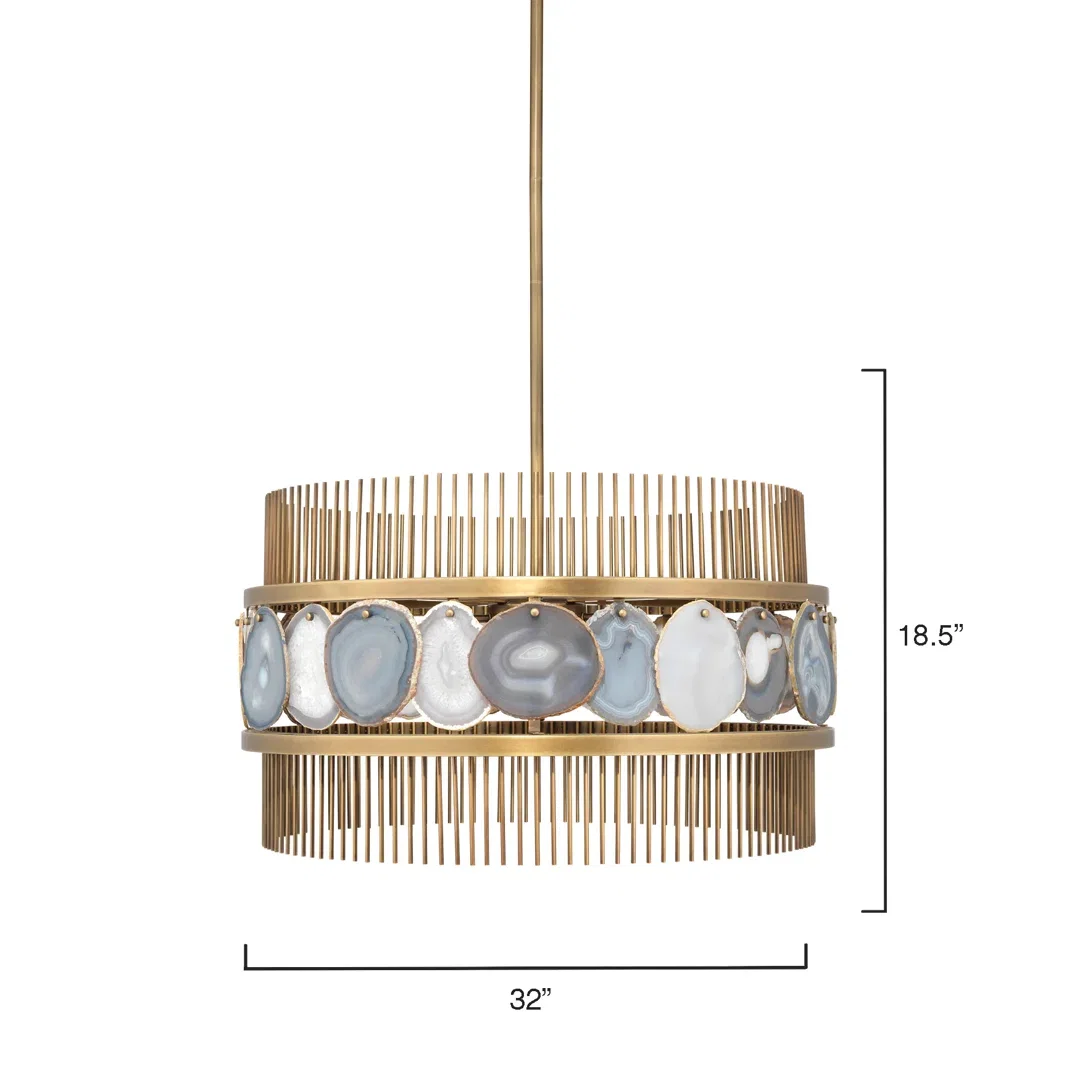 8 - Light Chandelier, by Jamie Young, 32" width x 18.5" height x 32" depth View 7