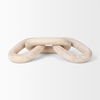 Tayla Large Blonde Wood Chain Link, Decorative Object by Mercana, 9.5" length x 2" width x 21" height thumbnail 6