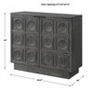 Shelby 2 Door Ebony Stained Cabinet, Cabinets & Chest by Uttermost, 39.4" width x 34" height x 16" depth thumbnail 3