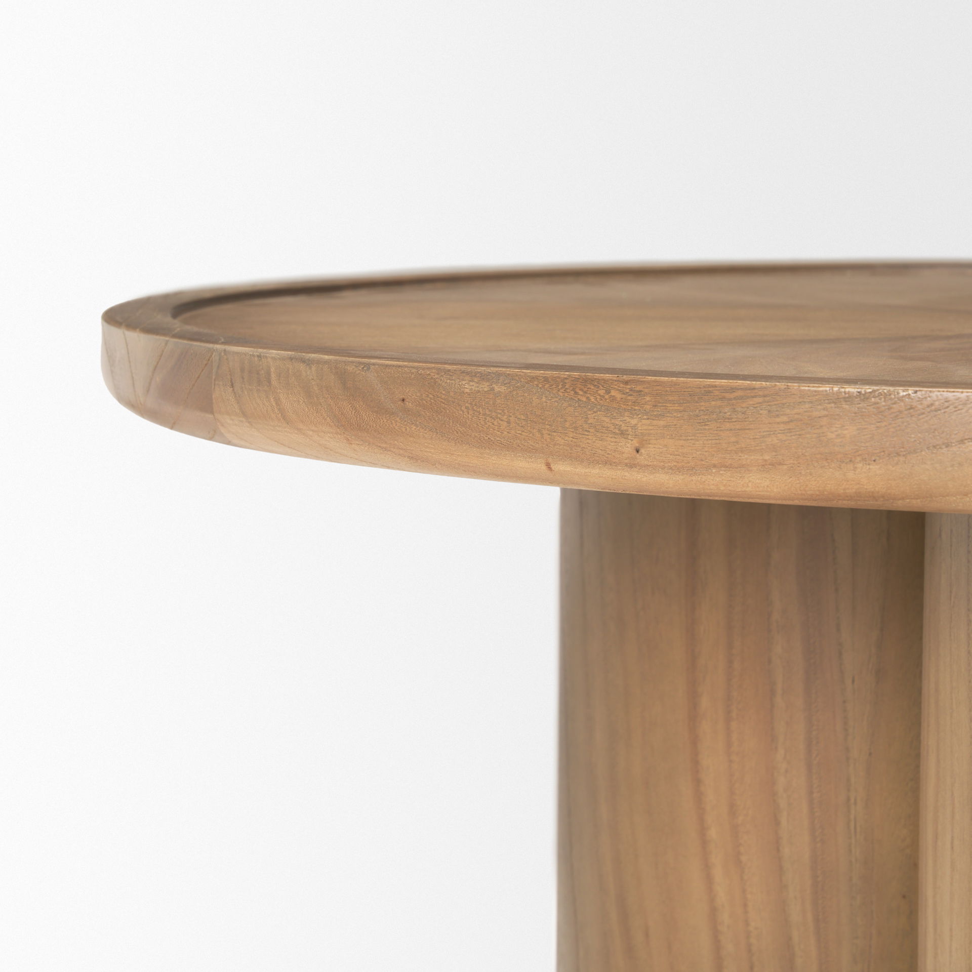 Tavi Medium Brown Round Coffee Table large image 