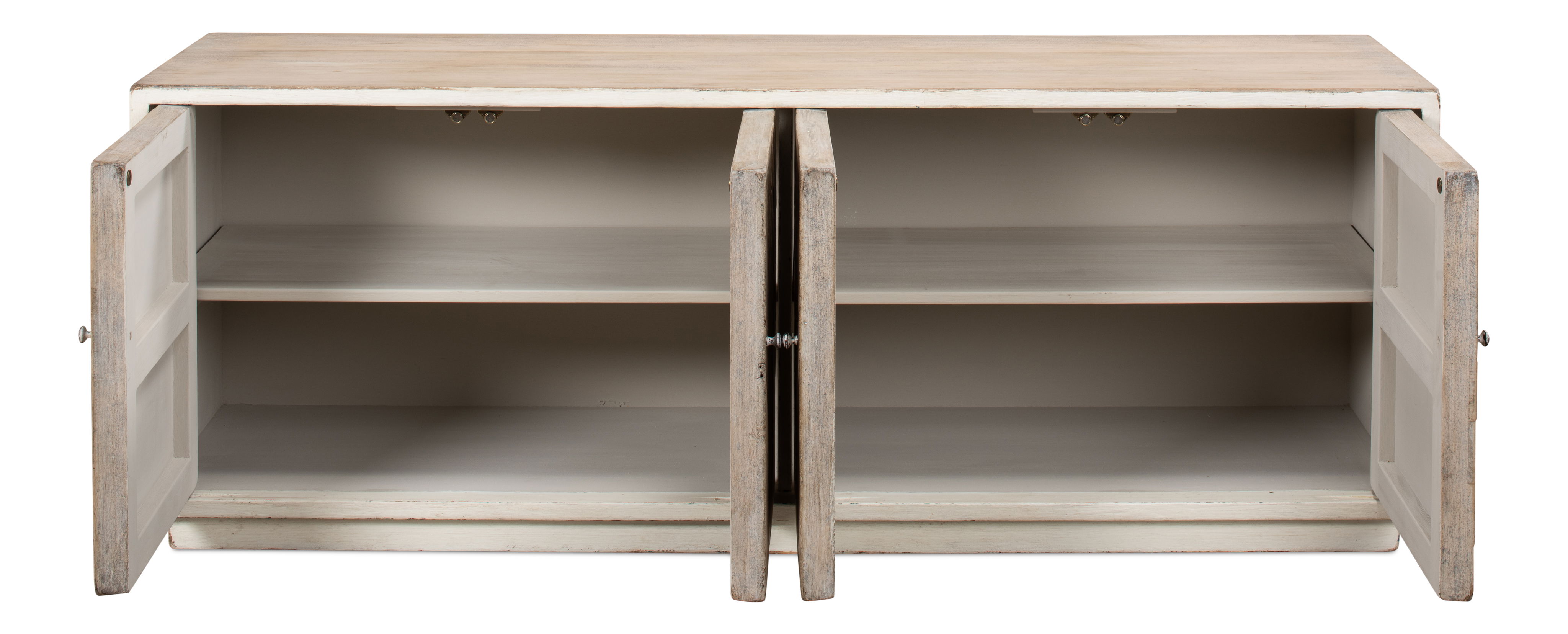 Amalia Tv Stand  Antique White large image 