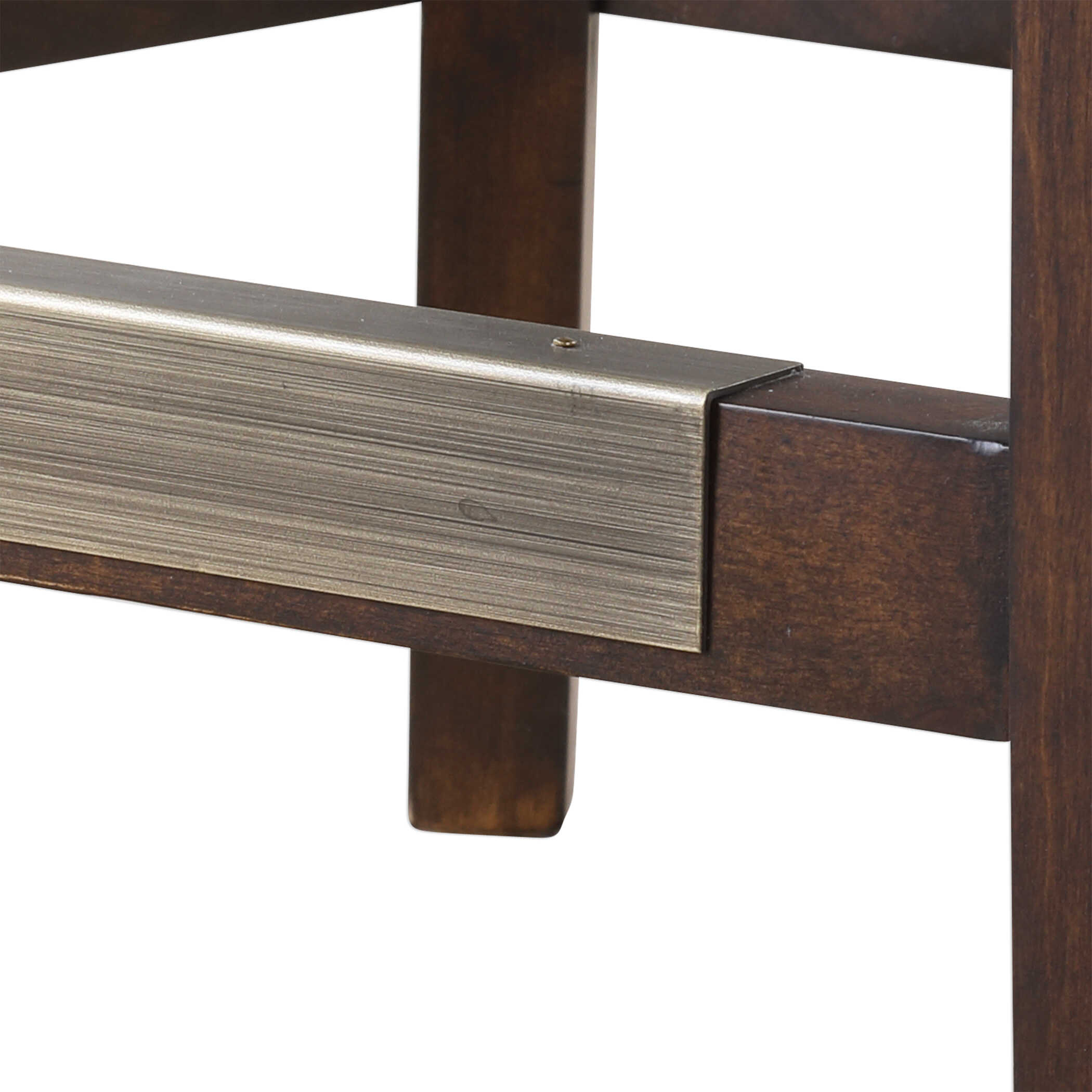 Dariela White Counter Stool, Furniture by Uttermost, 19.5" width x 40.75" height x 23" depth View 8