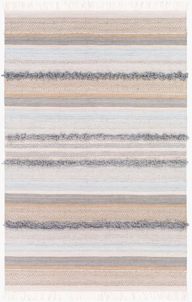 Azalea Handmade Rug, by Surya, 1'6" length x 1'6" width