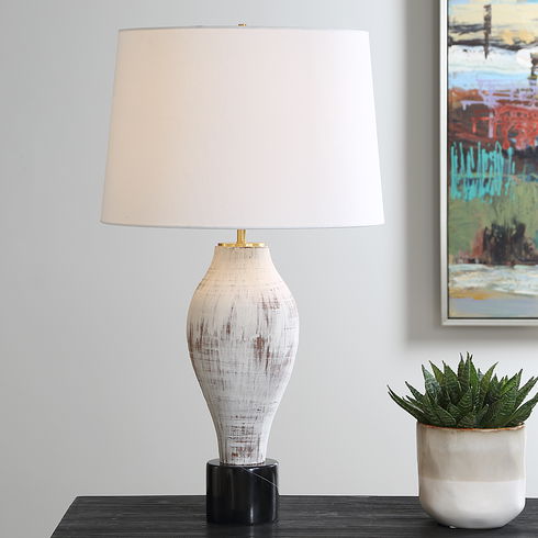Magdaline Rustic Table Lamp
