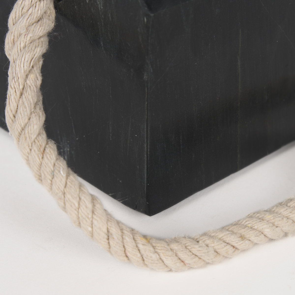 Raena Black Marble House Door Stopper, Decorative Object by Mercana, 4" length x 4" width x 4.75" height View 10