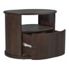 Tommy Nightstand Dark Brown, by Moe's Home, 26" width x 20.5" height x 20" depth thumbnail 2