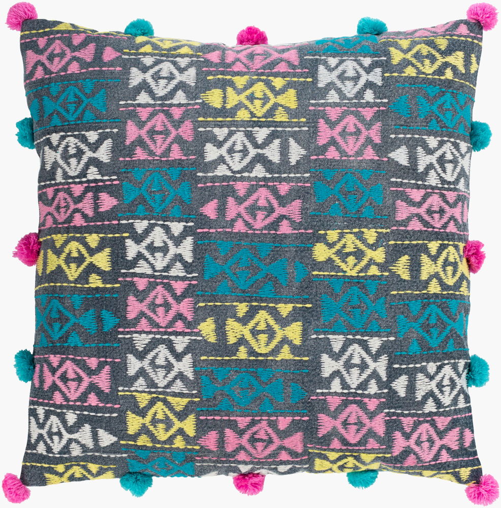 Kiko Accent Pillow, Decorative Pillow by Surya, 18" length x 18" width