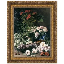 Online Designer Business/Office " Spring Flowers, 1864 " by Claude Monet