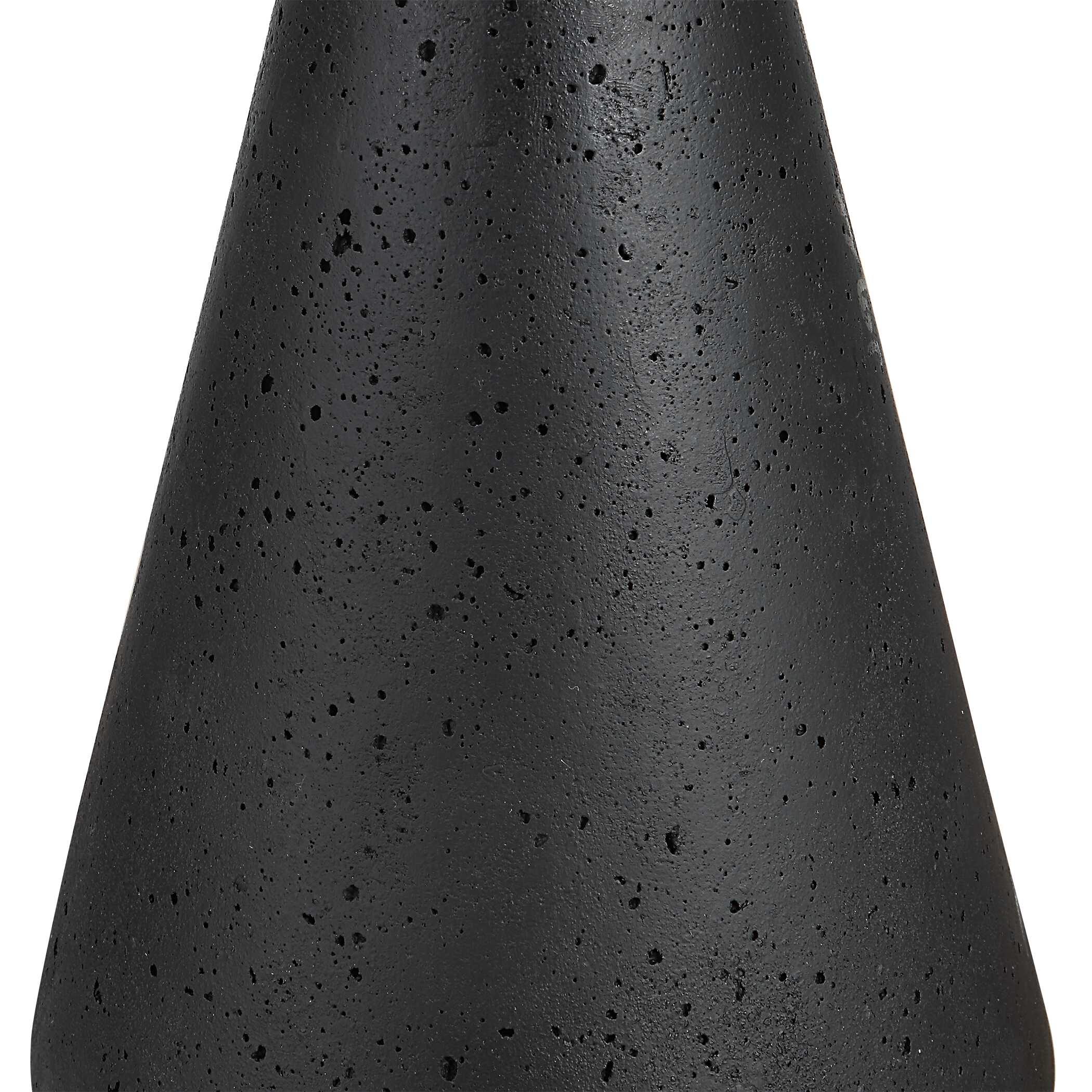 Midnight Accent Table, Furniture by Uttermost, 12.5" width x 22.5" height x 12.5" depth View 5