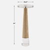 Niari Travertine Drink Table thumbnail 2
