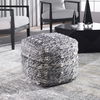 Narol Gray Pouf thumbnail 1