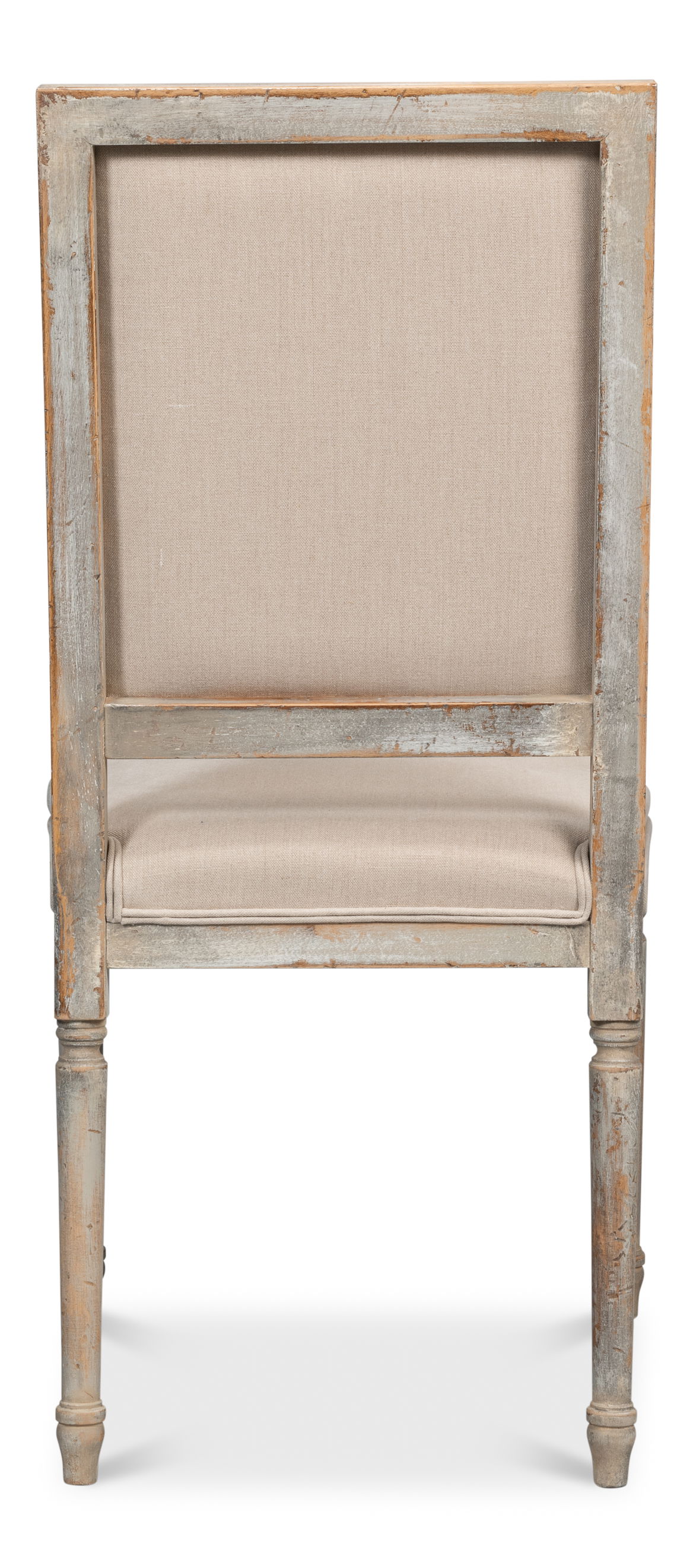 Square Back Side Chair Grey Oak Flax large image 