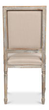Square Back Side Chair Grey Oak Flax thumbnail 10