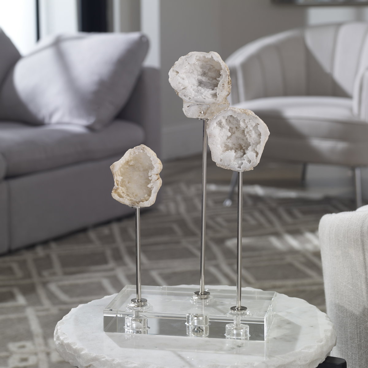 Cyrene Natural Stone Accessory, by Uttermost, 8.37" width x 1'2.5" height x 4.75" depth View 2