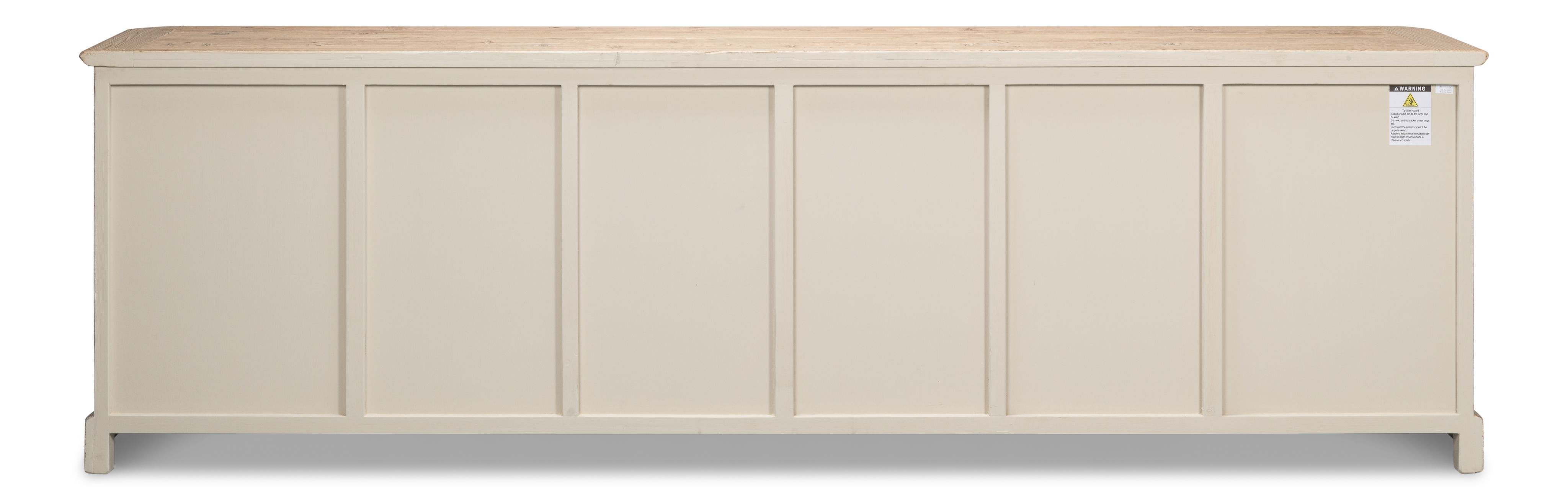 Karlsson Antique Swedish Grey Sideboard, Cabinets & Sideboard by Sarreid, 119" length x 20" width x 36" height View 3