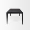 Teva 92'L x 39'W Rectangular Dining Table | Modern | Black Wood | Seats 8, by Mercana, 92" length x 39" width x 30" height thumbnail 6