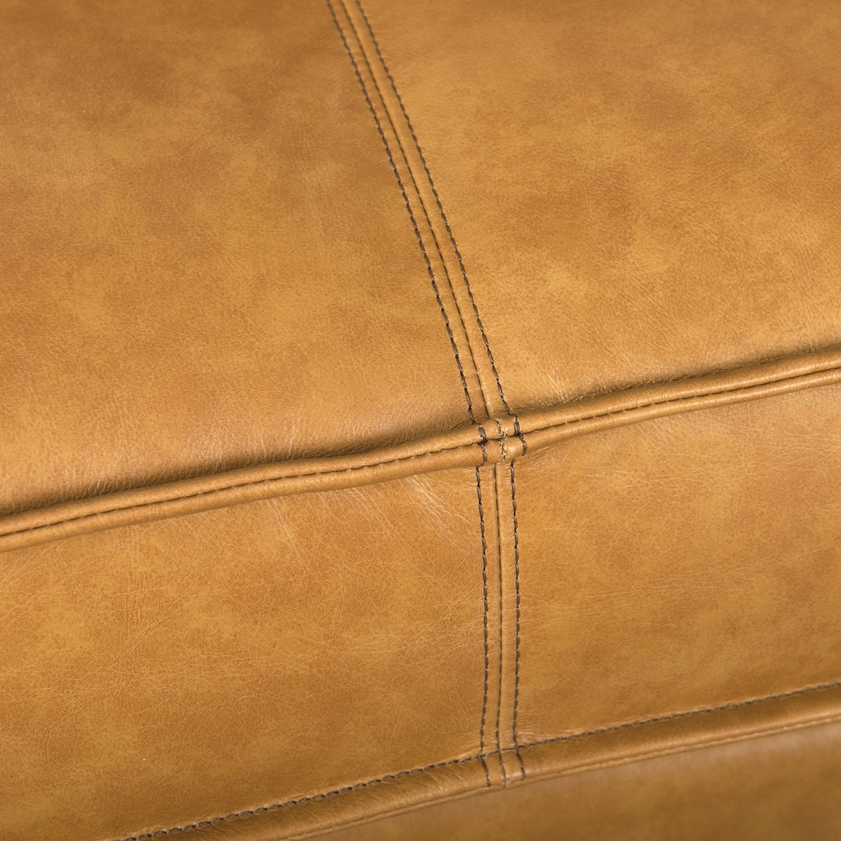 D'Arcy 111'L x 70'D x 33'H Tan Leather Right Chaise Sectional, Sectional Sofa by Mercana, 111" length x 70" width x 33" height View 13