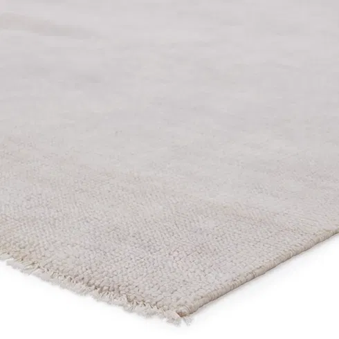 Jaipur Living Origin SAG05 Handknotted Solid White and Light Gray Area Rug (8