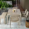 Sumba Wicker Outdoor Dining Chair, Outdoor Chair by Uttermost, 1'11.75" width x 2'8.75" height x 2'0.5" depth thumbnail 5