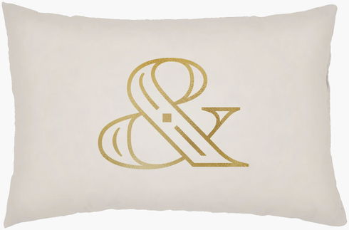 Ampersand Lumbar Pillow