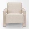 Sovereign Oatmeal Fully Upholstered Accent Chair, by Mercana, 28.25" length x 34.75" width x 29.5" height thumbnail 7