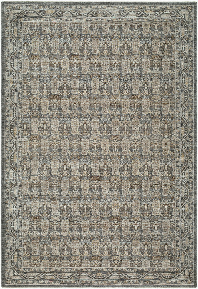 Arda Machine Woven Rug, by Surya, 7'4.58" length x 4'11.84" width