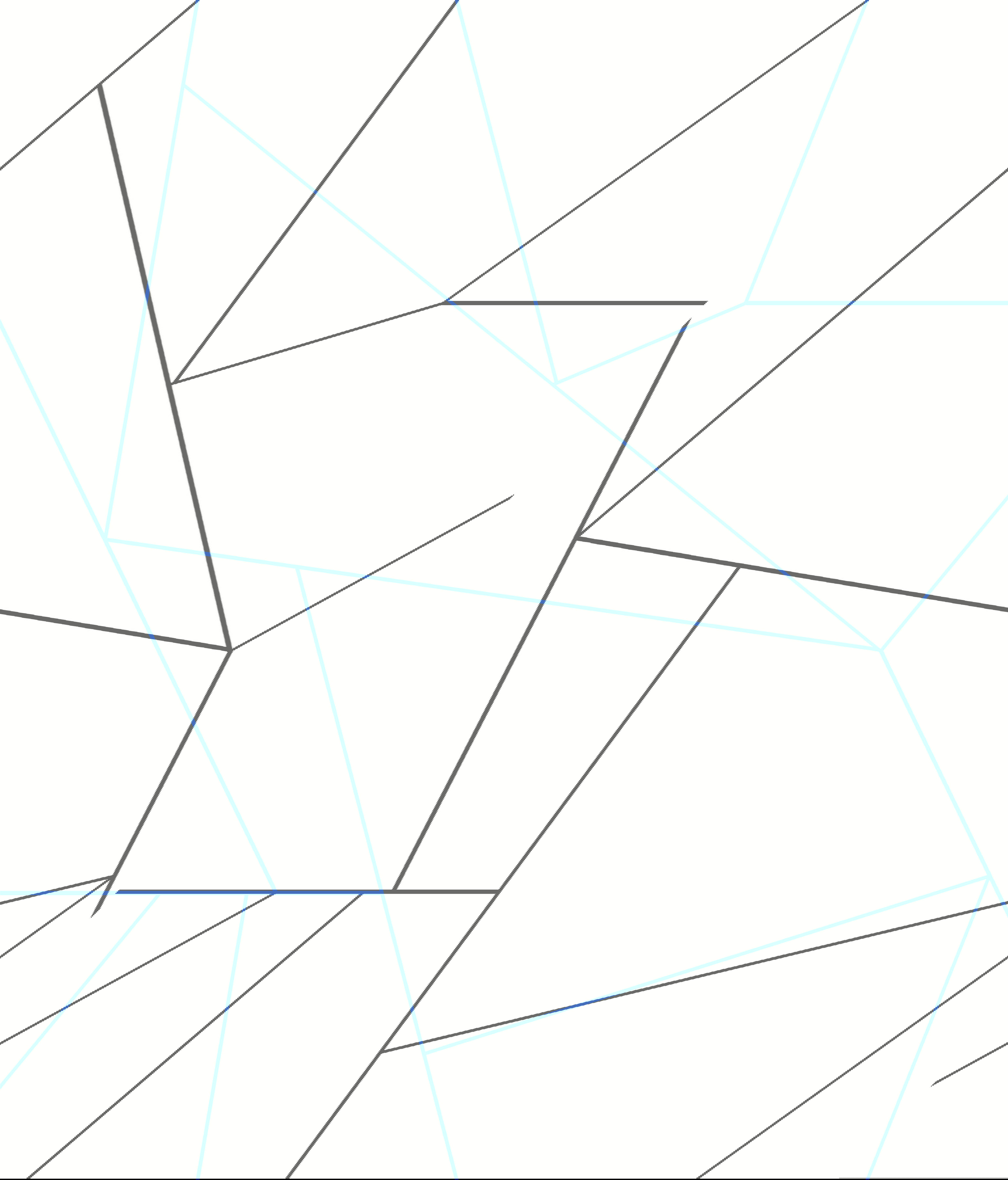 Factured Prism White & Blue Peel & Stick Wallpaper large image 