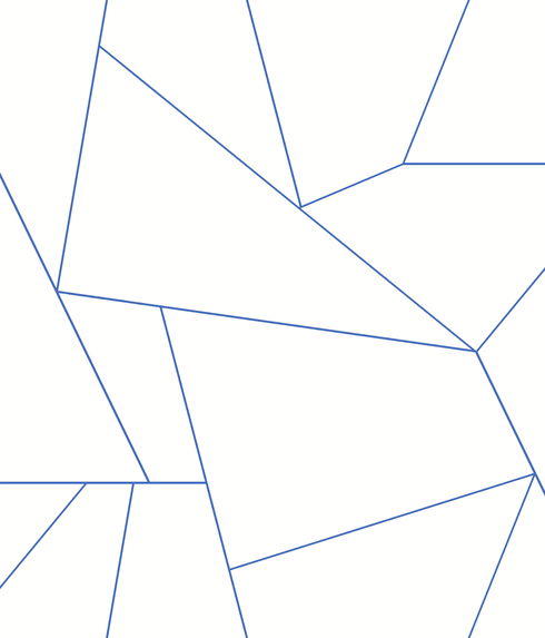 Factured Prism White & Blue Peel & Stick Wallpaper