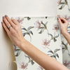 Large Parrot Tulip Neutral Peel & Stick Wallpaper thumbnail 3