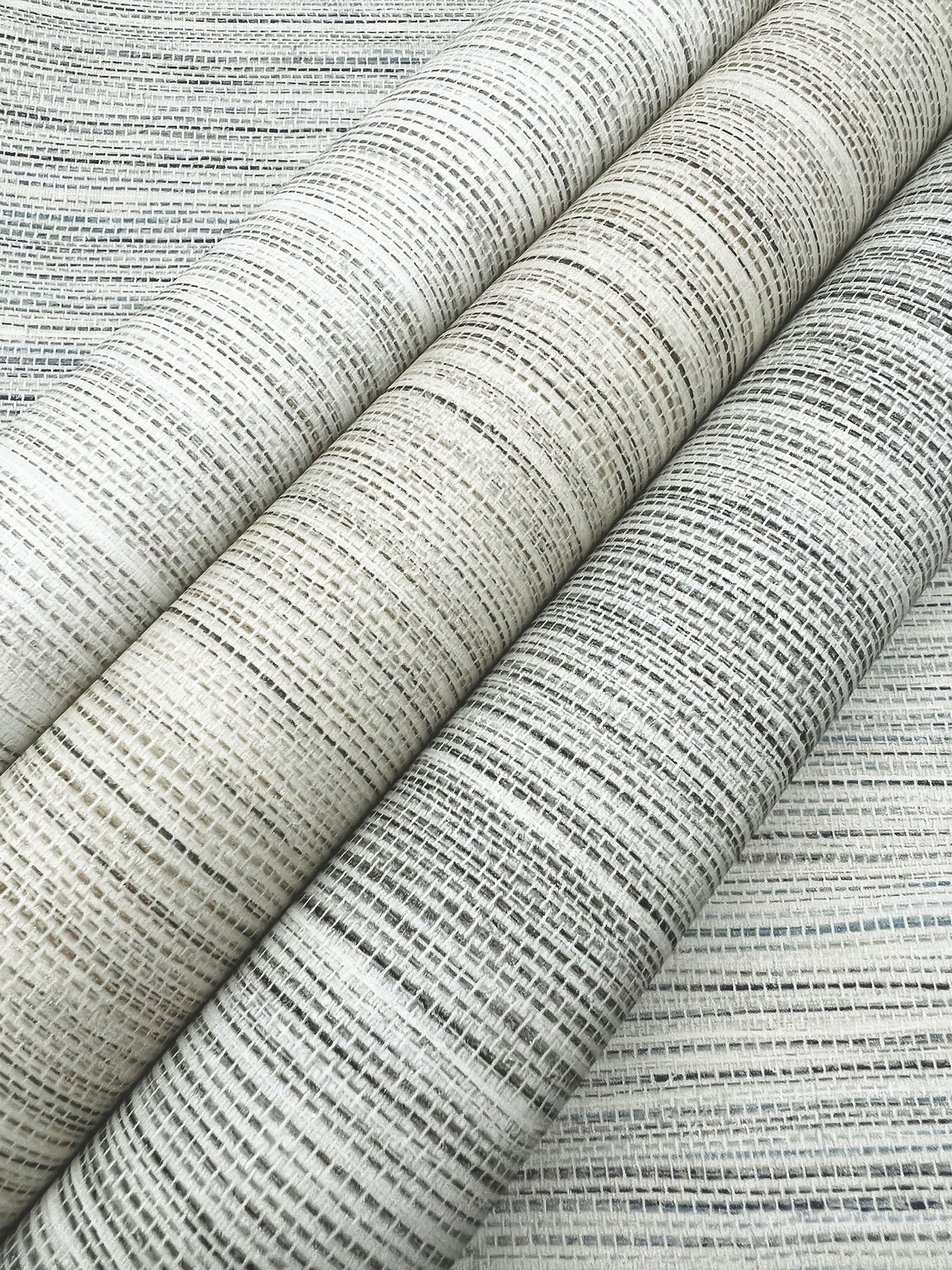 Cattail Weave Brown Peel & Stick Wallpaper large image 