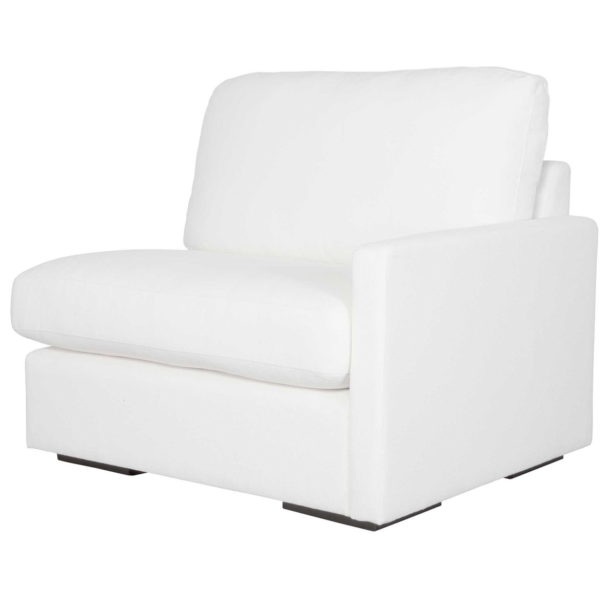Refuge Arctic White Right Arm Facing Sofa, Furniture by Uttermost, 43.25" width x 30" height x 37.5" depth View 9