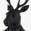 Mozart  Black Painted Resin Deer Bust thumbnail 7