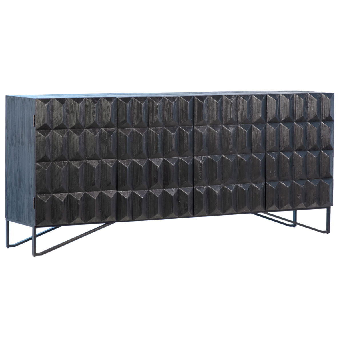 Montoya Sideboard, Sideboards & Buffet by Dovetail, 84" width x 36.5" height x 19" depth View 1